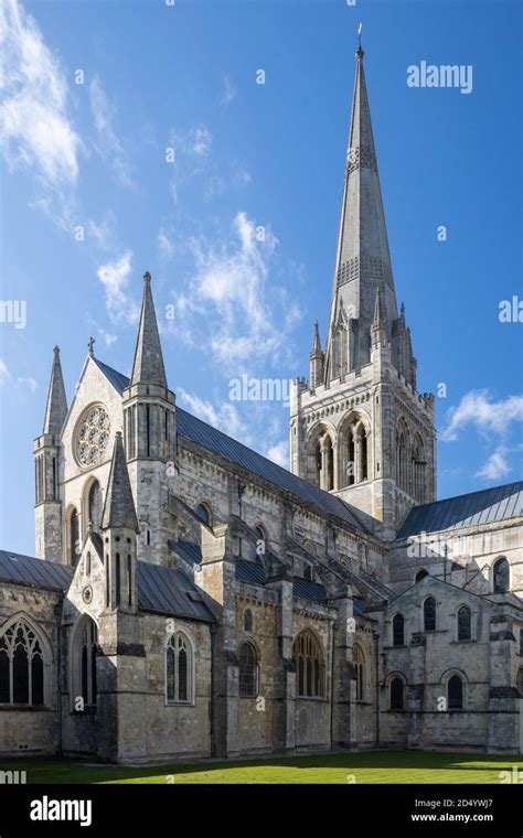 Chichester Cathedral Chichester West Sussex Uk Stock Photo Alamy