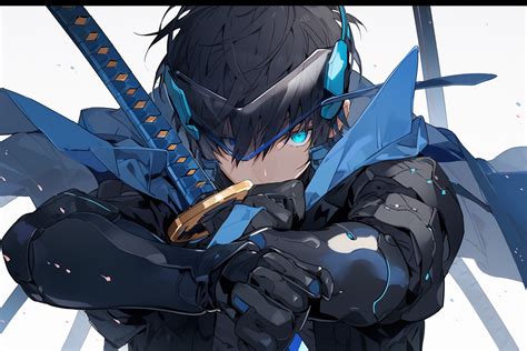 Anime Male Ninja With Black Hair