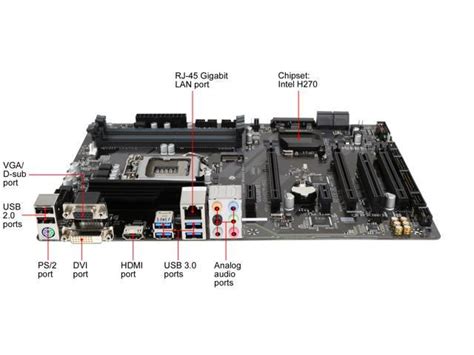 Open Box GIGABYTE GA H270 HD3 Rev 1 0 LGA 1151 ATX Motherboards