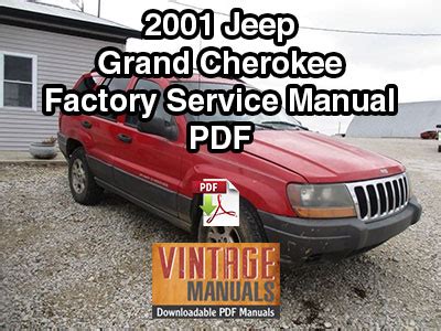 2001 Jeep Grand Cherokee Service Manual PDF - VintageManuals