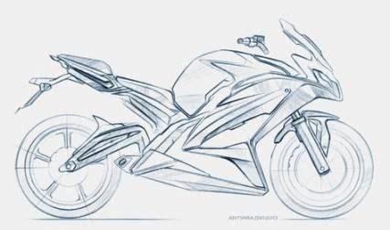 Super Motorcycle Sketch Art Behance Ideas Motorcycle Art Motorcycle