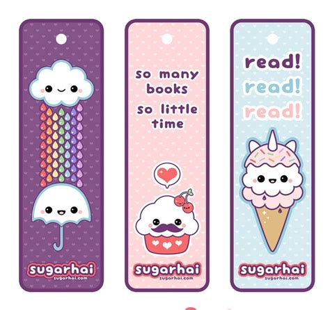 Printable Cute Bookmarks For Girls Bookmarks Kids Cute Bookmarks