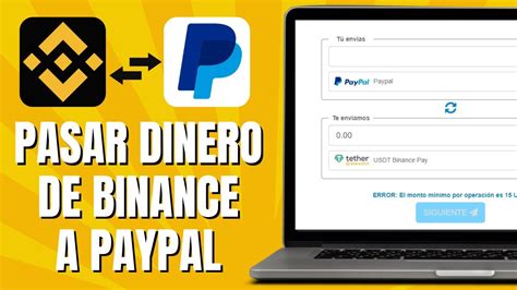 C Mo Pasar Dinero De Binance A Paypal Youtube