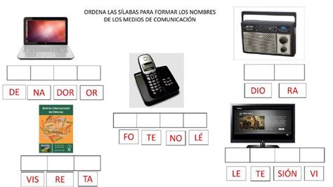 Ficha interactiva de Medios de comunicación Medios de comunicación