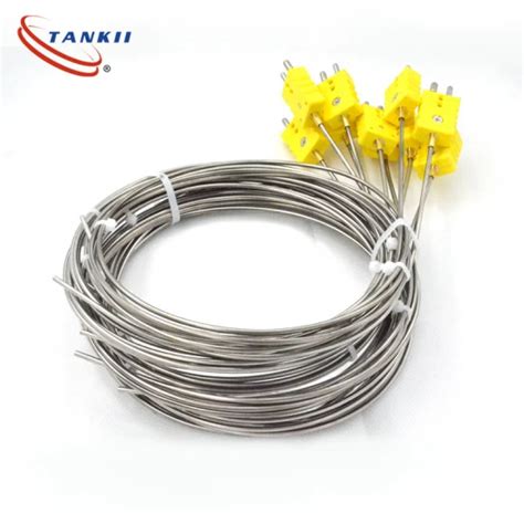 Tankii Plug In Thermocouple K Type Armored Temperature Sensor For