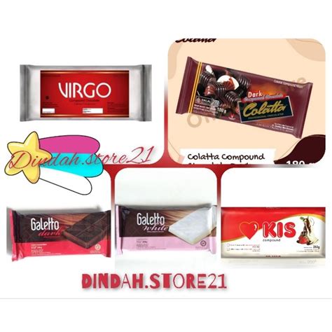 Jual ANEKA CHOCOLATE COMPOUND KIS DARK COMPOUND VIRGO DARK COMPOUND