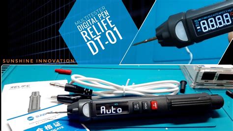 NEW Review Multitester Digital Pen Relife DT 01 Innovation Sunshine