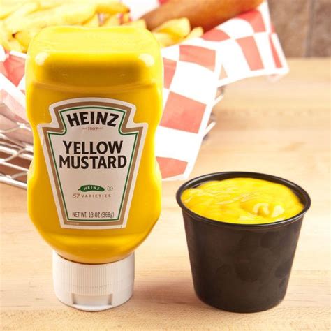 Heinz Oz Upside Down Yellow Mustard Squeeze Bottle Case