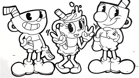 Top 156 Imagen Dibujos Para Colorear De Cuphead