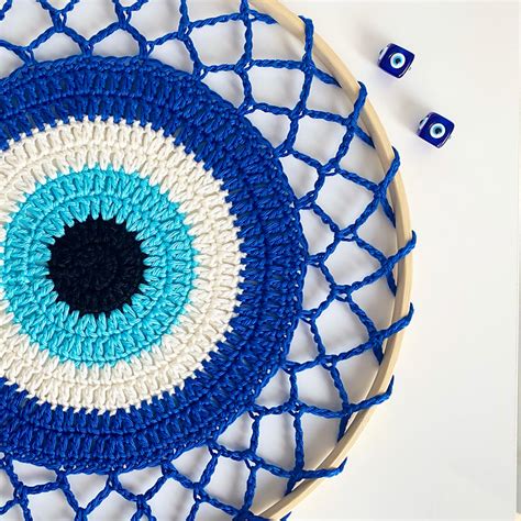 PATRÓN GRATIS Mandala Ojo Turco en Crochet Crochetisimo