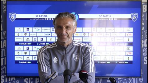 J Le Havre Bastia Conf De Presse D Avant Match De R Gis