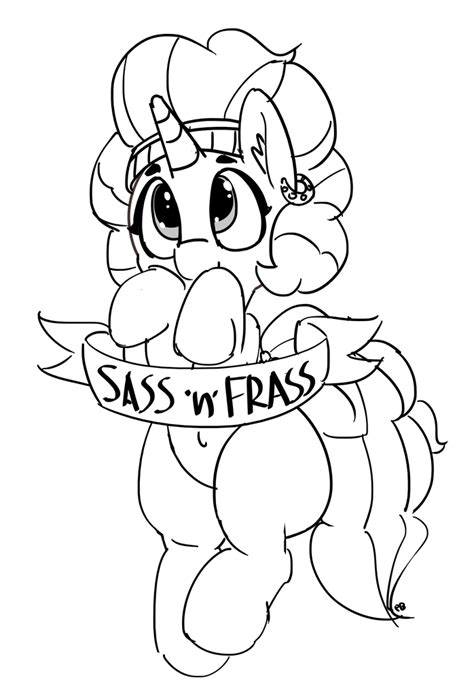 Safe Artist Pabbley Saffron Masala Pony Unicorn Banner