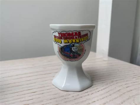 VINTAGE 1986 THOMAS The Tank Engine Good Morning Ceramic Egg Cup 9 95