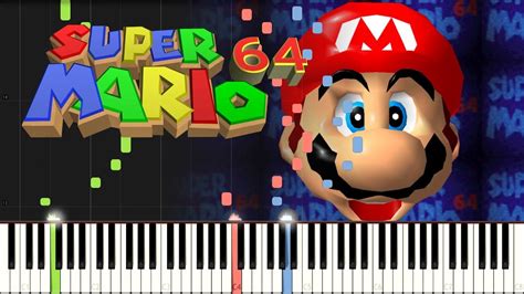 Super Mario 64 Title Screen Perfect Midi Youtube