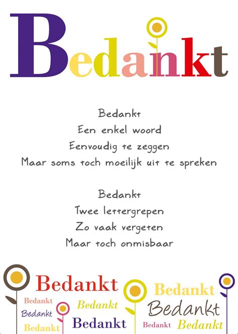 Bedankt Teksten Bedankt Verjaardagskaart Citaten