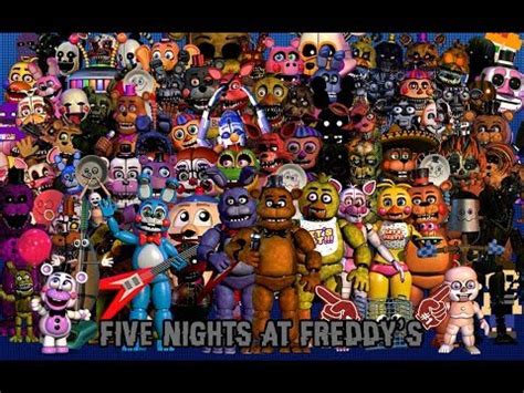 Ranking Every Fnaf Character Youtube