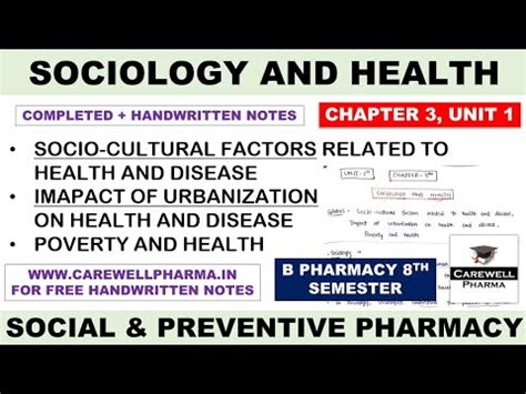 Sociology And Health Chapter Unit Social And Preventive