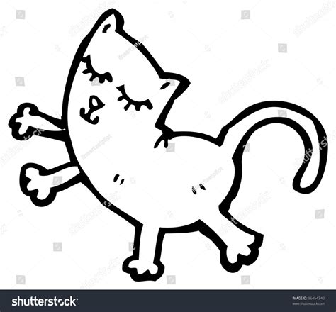 Dancing Cat Cartoon Stock Illustration 96454340 | Shutterstock