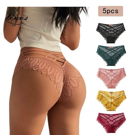 Exclusive Discounts For Pcs Sexy Floral Lace Bow Tie Panties Criss