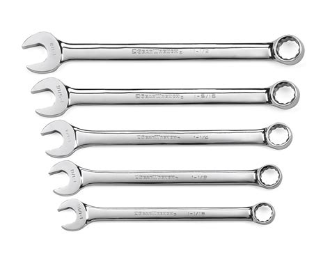 Gearwrench 5 Pc Long Pattern Sae Large Combination Wrench Set