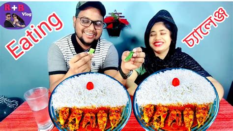 Spicy Fish Curry And Rice Eating Challenge Eating Asmr Eating Mukbang