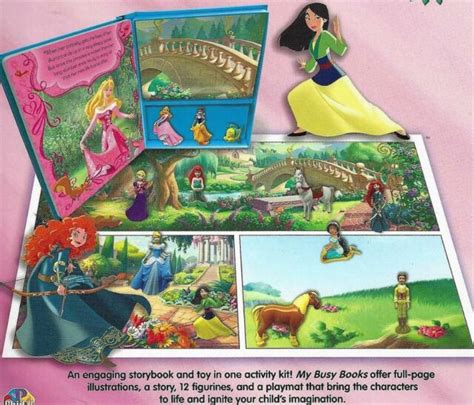 My Busy Book Disney Princess Great Adventure Story Playmat Figure