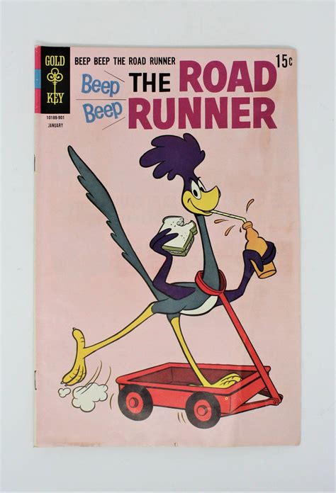 Comic Book Gold Key The Road Runner Vintage Antigo Trunk