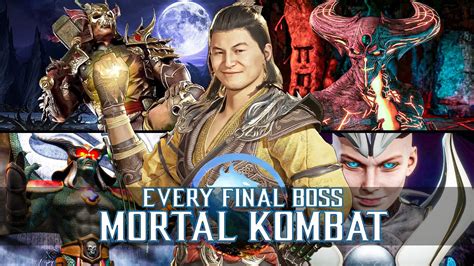 Mortal Kombat 1 2023 EVERY FINAL BOSS IN MORTAL KOMBAT GAMES 1992