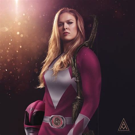 Ronda Rousey As Pink Ranger Ronda Rousey Ufc Ronda Rousey Strong Women Pictures