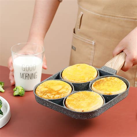 Buy Toma Four Hole Frying Pot Pan Thickened Omelet Pan Non Stick Egg