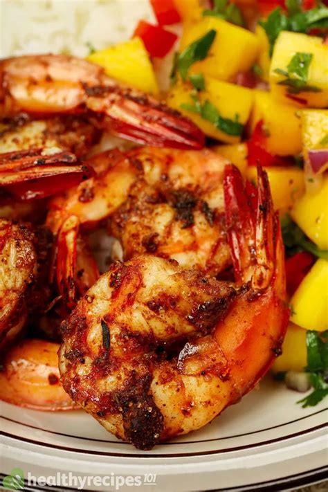 Jerk Shrimp Recipe Jamaican Style Roasted Shrimp And Mango Salad