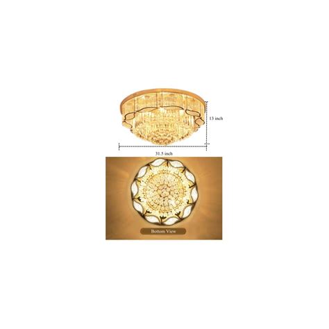 KALRI K9 Crystal Chandelier Ceiling Light Flush Ubuy India