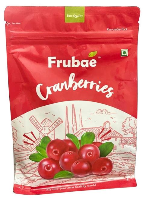 A Grade Slice Cranberry Packaging Type Packet Packaging Size Gm