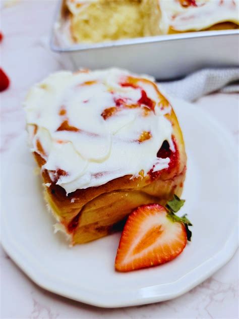 Strawberry Cheesecake Cinnamon Rolls Simply Scratch Made