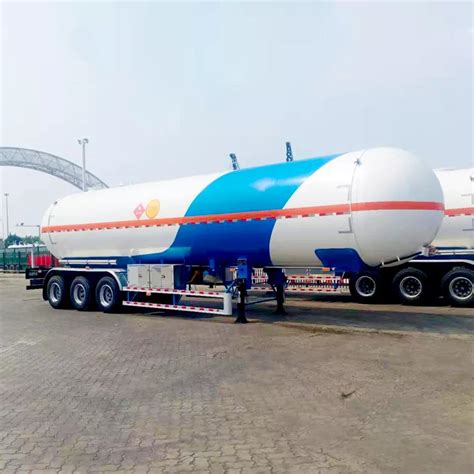 27 Tons Lp Gas Road Tanker 66cbm 3 Axles LPG Tanker Semi Trailer