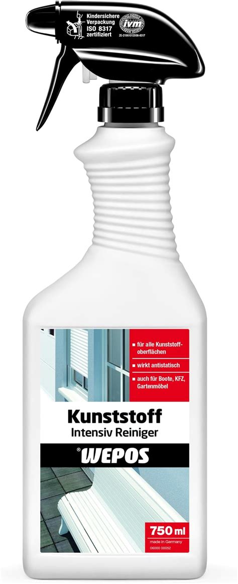 Wepos 2000102408 Kunststoff Intensiv Reiniger 750 Ml Amazon De