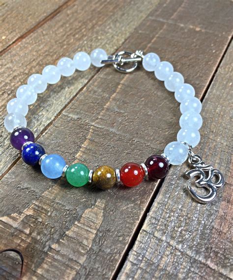 Women S Chakra Bracelet Chakra Jewelry Chakra Bracelet Yoga Jewelry