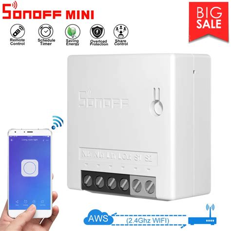 110pieces Sonoff Mini R2 Diy Smart Switch Small Ewelink Remote Control