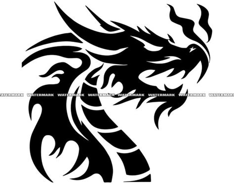 Tribal Dragon Head