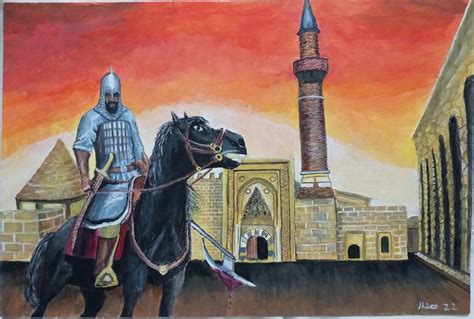 Turkic Cavalry 1300s Painting By Mücahit Demir Saatchi Art