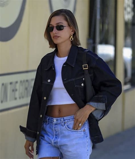 Hailey Bieber Denim Jacket Boss Jacket