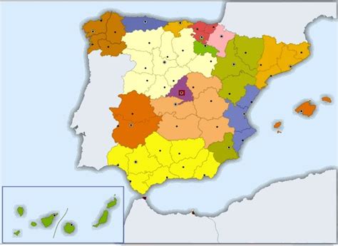 Print Map Quiz Mapa Provincias Espa A Sociolog A Provincias De