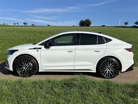 Skoda Enyaq RS Coupe NY Räder KV4 Schwarz glanz poliert mbDESIGN