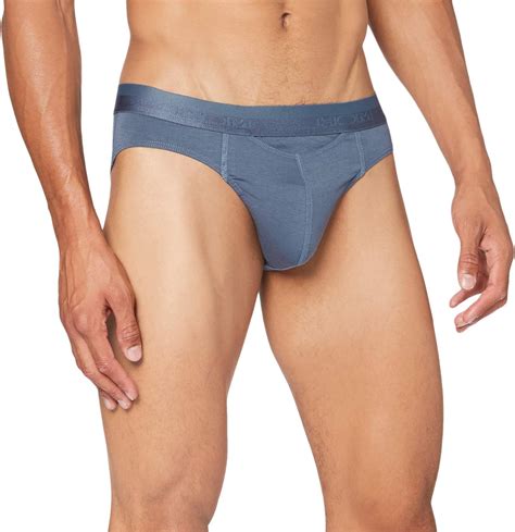 Hom Ho1 Basic Intimo Grigio Blu M Uomo Amazon It Moda