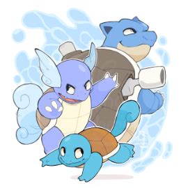 Squirtle Evolution Line by ARhinoWasHere on Newgrounds