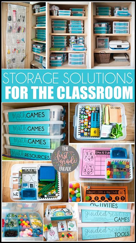 Storage Solutions for the Classroom - The First Grade Parade