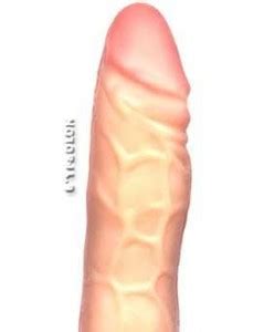 Pênis Vibrador ou Dildo Deli Rotativo De 14Cm Em Cyberskin Sex Shop