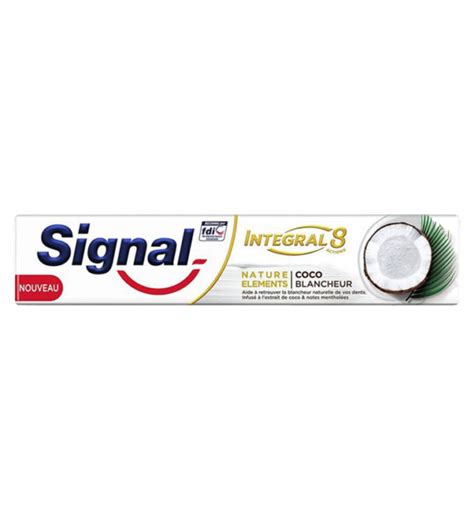 Dentifrice Signal Integral Coco Blancheur Ml Izy By Zedna