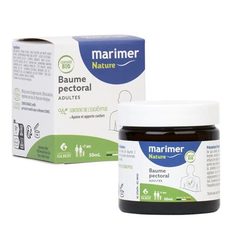 Marimer Nature Baume Pectoral Bio L Eucalyptus Apaise Les Voies