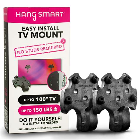 Amazon.com: HangSmart TV® Wall Mount NO Stud - Original & Patented Easy ...